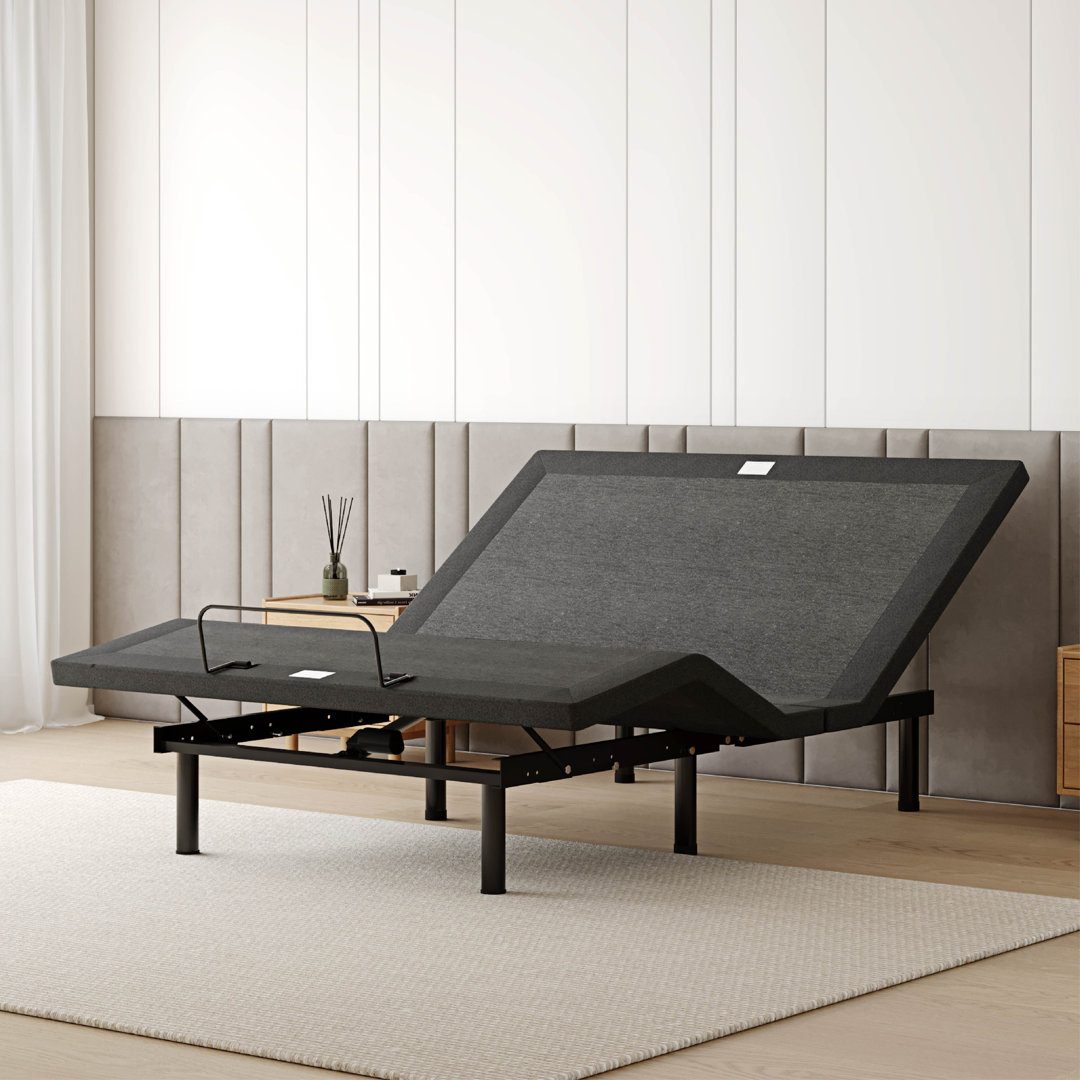 EGOHOME Zero Gravity Adjustable Bed with Wireless Remote--APP Head & Foot Incline